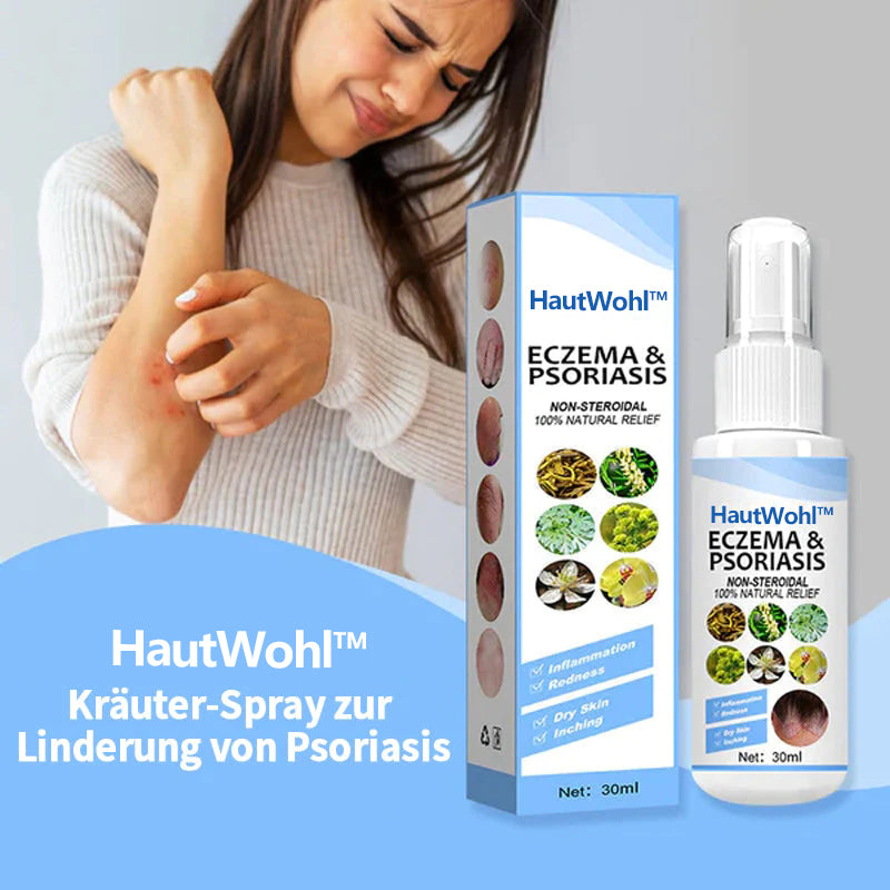 HautWohl™ Kräuter-Psoriasis-Linderungsspray