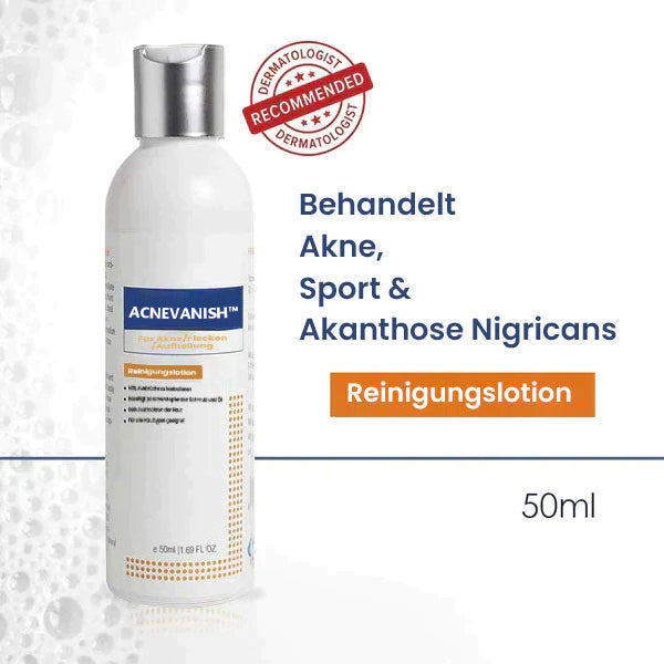 AcneVanish Profi Reinigungslotion für Akne & Pickel & Acanthosis Nigricans