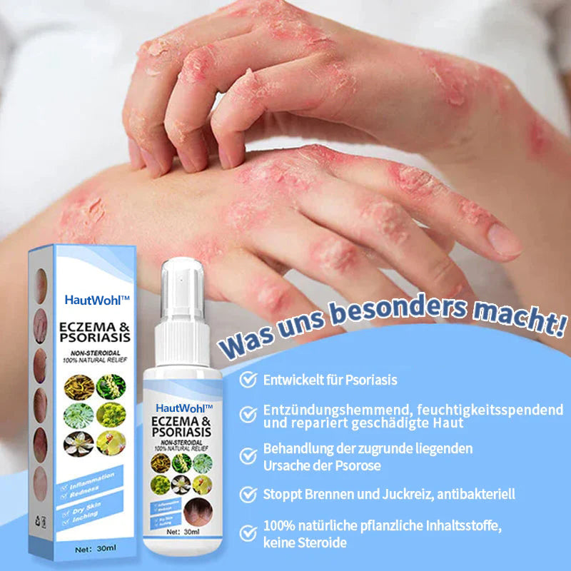 HautWohl™ Kräuter-Psoriasis-Linderungsspray