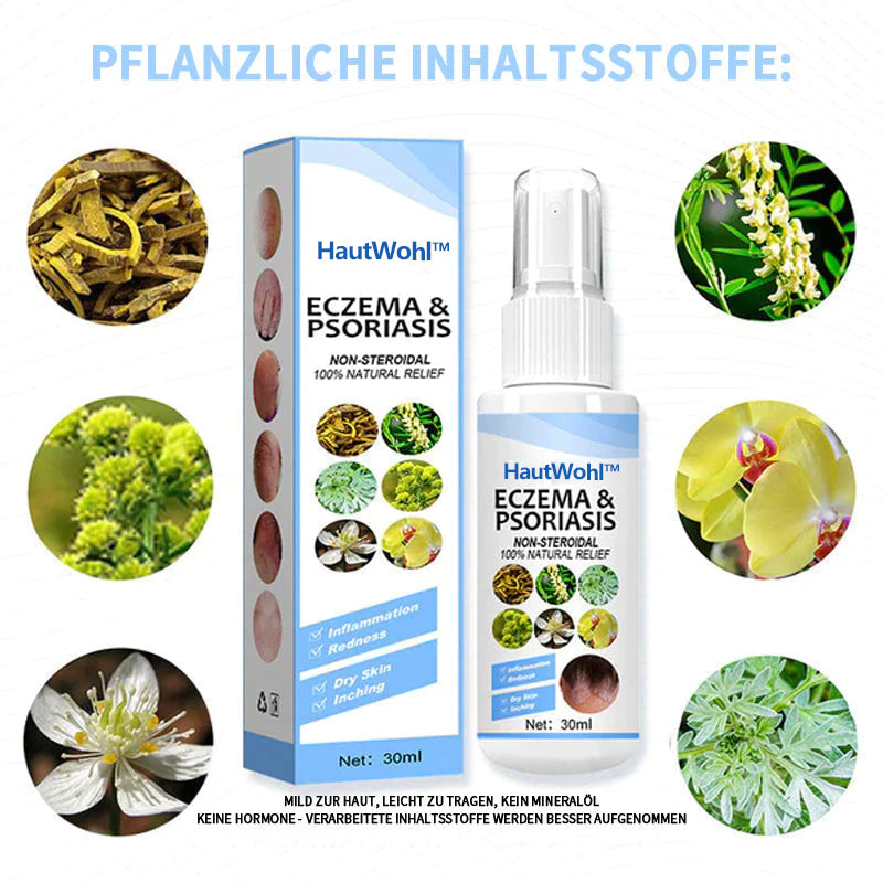 HautWohl™ Kräuter-Psoriasis-Linderungsspray