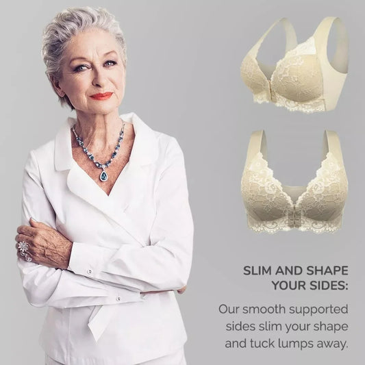 France Sabine PLUS Front Closure Beauty Back Comfy Bra