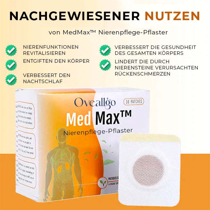 Oveallgo™ MedMax Nierenpflege-Pflaster