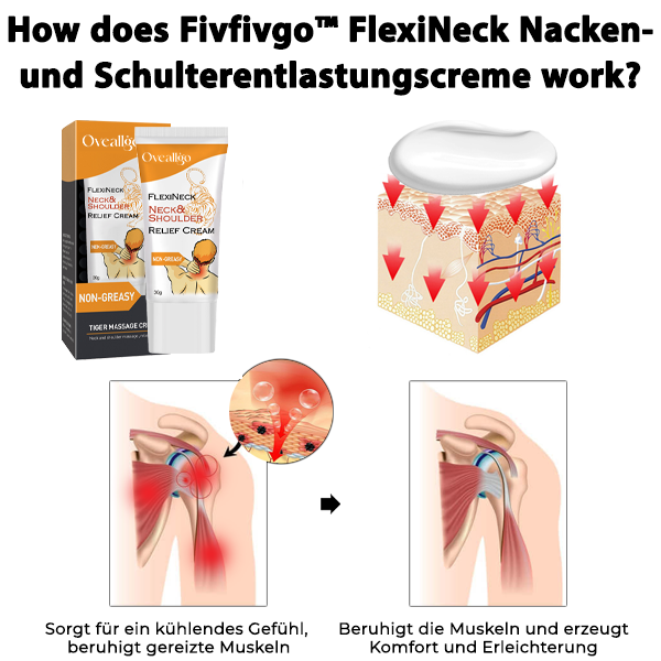 Oveallgo™ FlexiNeck Nacken- und Schulterentlastungscreme