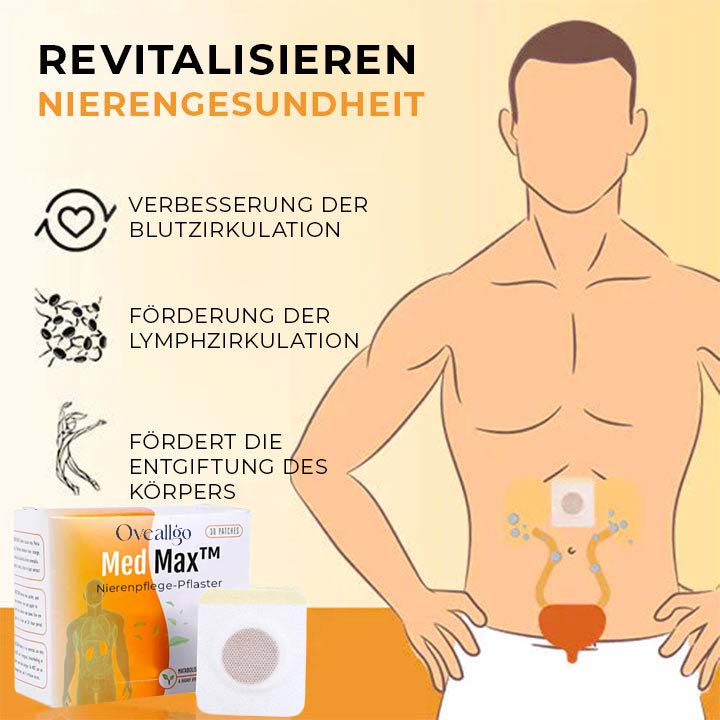 Oveallgo™ MedMax Nierenpflege-Pflaster