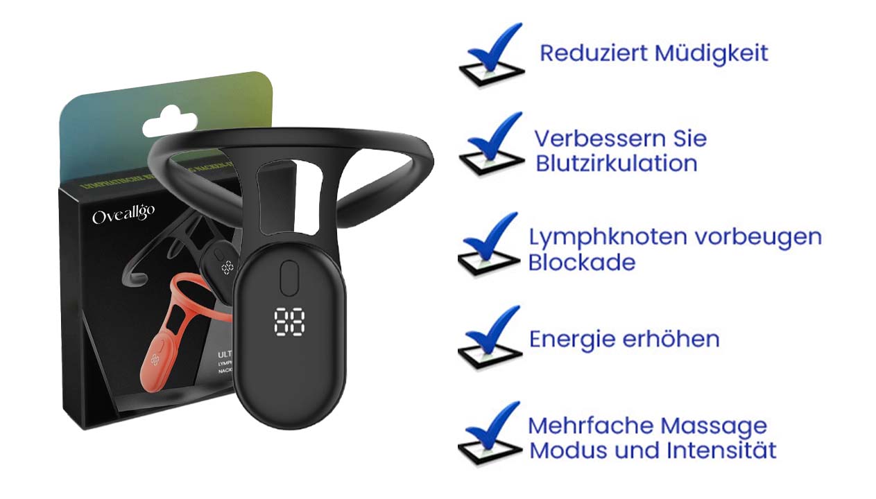 Oveallgo™ Ultraschall-Lymphdrainage-Instrument für den Hals