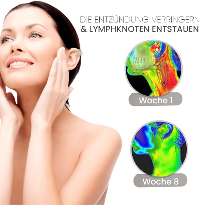 AstennuPro Aurikulotherapie Weiß Onyx Ohrmanschette