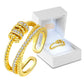 Oveallgo™ Geneva Stil Dreifach-Spin-Ring