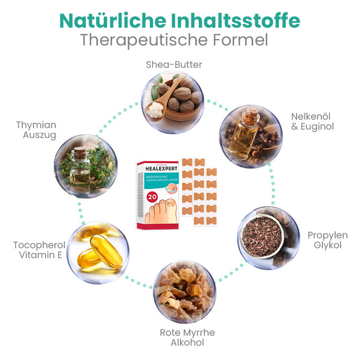 German HealExpert Paronychie-Linderungspflaster