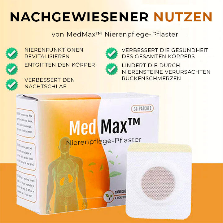 MedMax™ Nierenpflege-Pflaster