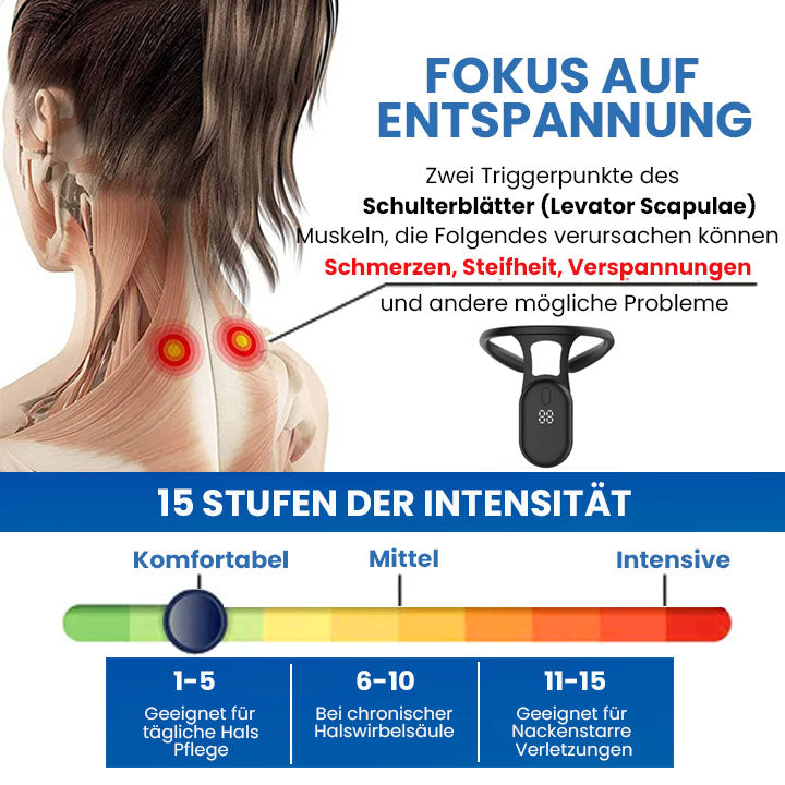 SLIMORPLUS Ultraschall-Lymphdrainage-Instrument für den Hals