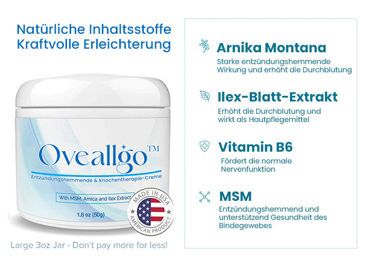 Oveallgo™ Gelenk- und Knochentherapie-Creme