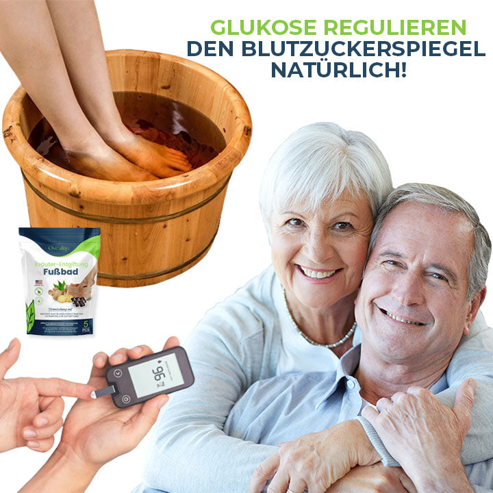 Oveallgo™ Natürlich Entgiftung Blutzucker-Balance Fußbad-Perlen