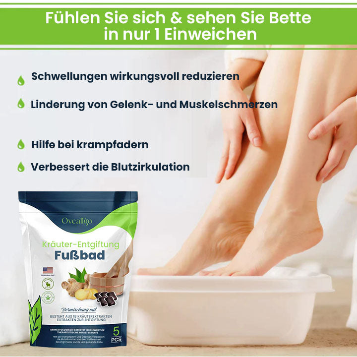 Oveallgo™ Ultimativ Kräuter-Entgiftungs-Fußbad-Perlen