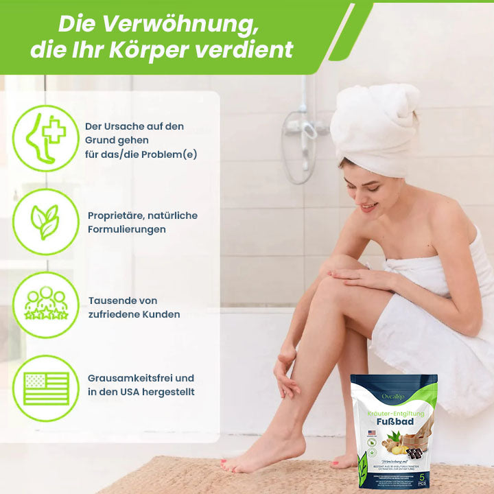 Oveallgo™ PRO Kräuter-Entgiftungs-Fußbad-Perlen