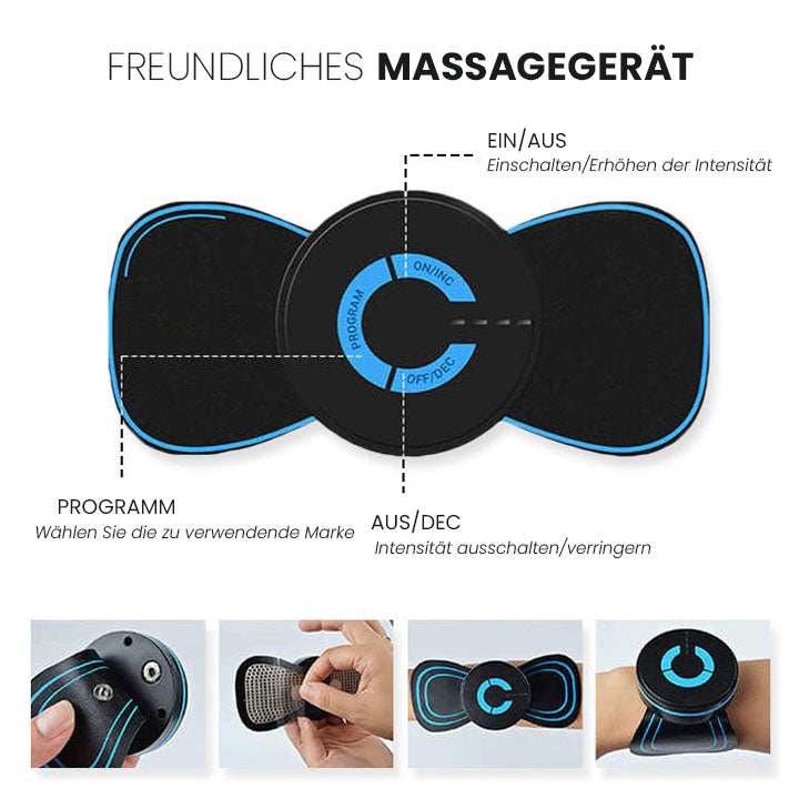 TechLife Plus Mikrostrom-Massagegerät Mini