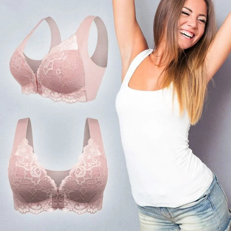 France Sabine PLUS Front Closure Beauty Back Comfy Bra