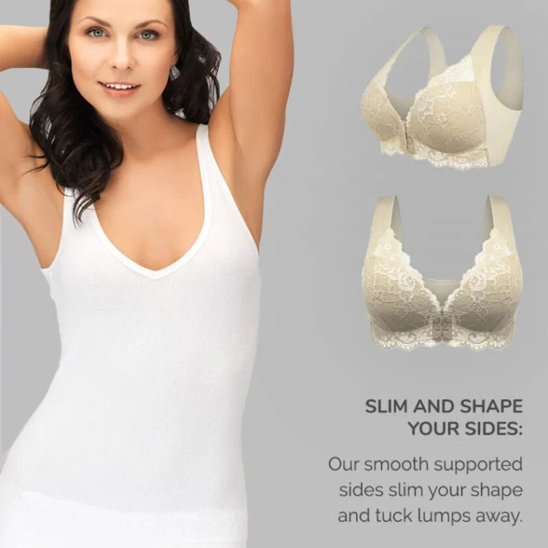 FrancePRO Sabine Front Closure Beauty Back Comfy Bra