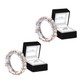 Oveallgo™ Meliora Klassic Magnetit Kreuz und Quer Lymphvital Ring