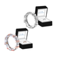 Oveallgo™ Meliora Klassic Magnetit Kreuz und Quer Lymphvital Ring